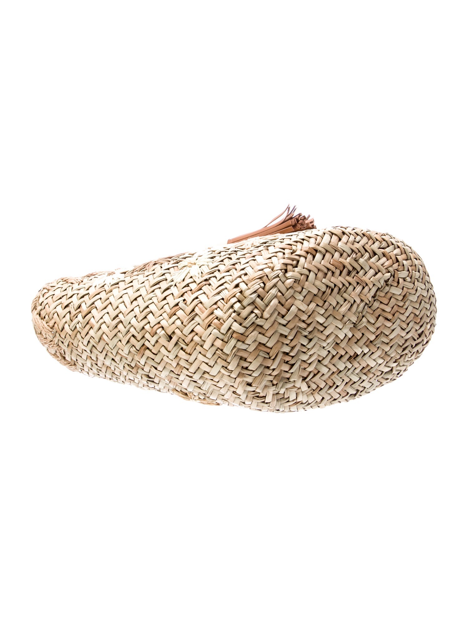 CH Carolina Herrera Straw Evening Bag